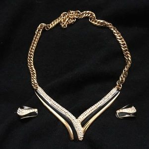 Vintage “Monet” Necklace, with earrings